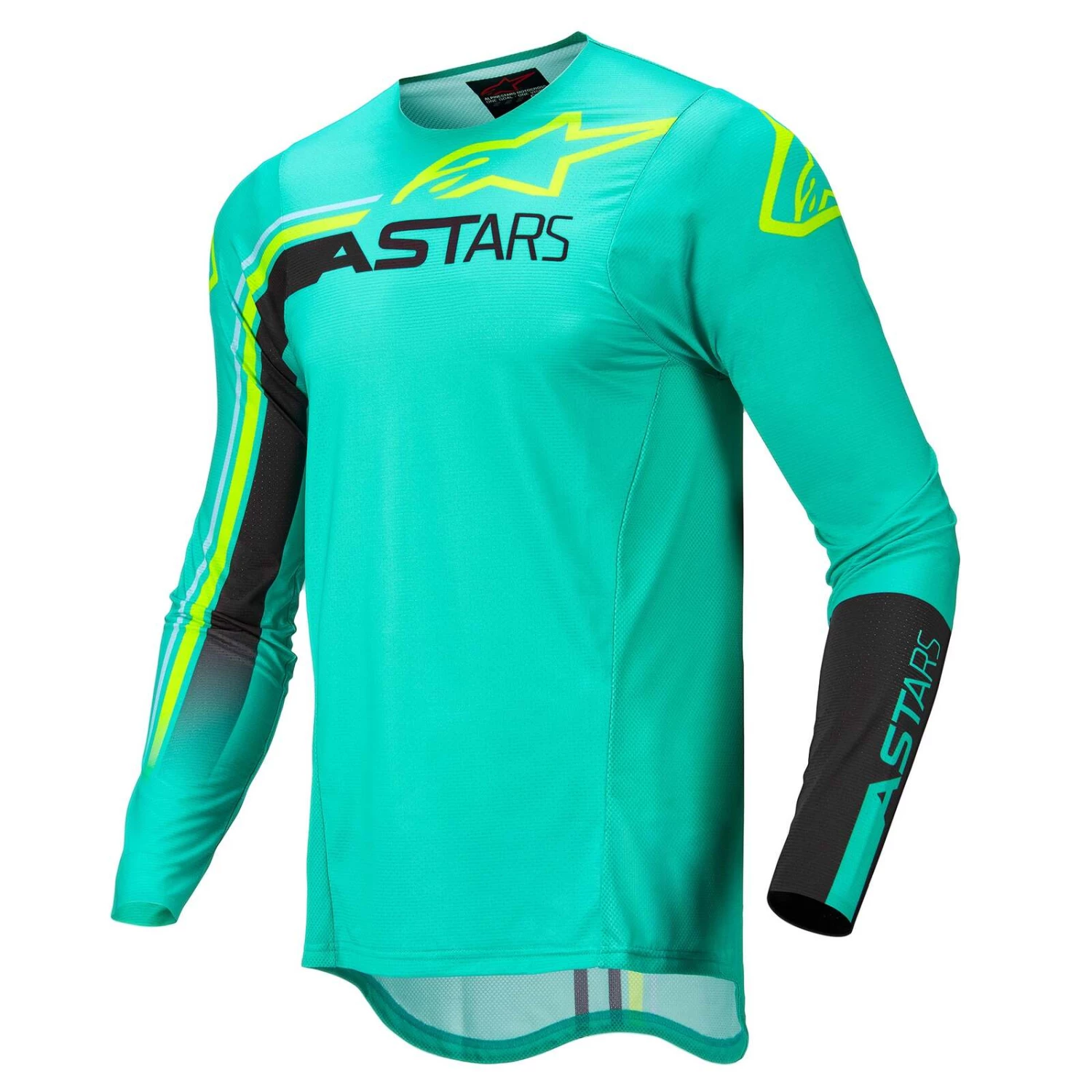Alpinestars 2022 Supertech Blaze Pastel Green/Black/Fluro Yellow Jersey 1 Alpinestars 2022 Supertech Blaze Pastel Green/Black/Fluro Yellow Jersey