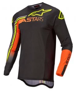 Alpinestars 2022 Supertech Blaze Black/Orange/Fluro Yellow Jersey