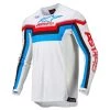 Alpinestars 2022 Techstar Quadro Off White/Neon Blue/Bright Red Jersey