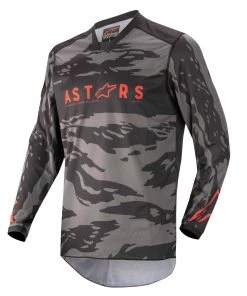 Alpinestars 2022 Racer Tactical Black/Grey Camo/Fluro Red Jersey