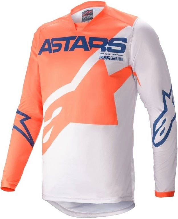 Alpinestars 2021 Racer Braap Orange/Grey/Blue Jersey 1 Alpinestars 2021 Racer Braap Orange/Grey/Blue Jersey