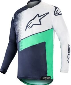 Alpinestars 2019 Racer Supermatic Dark Navy/Teal/White Jersey