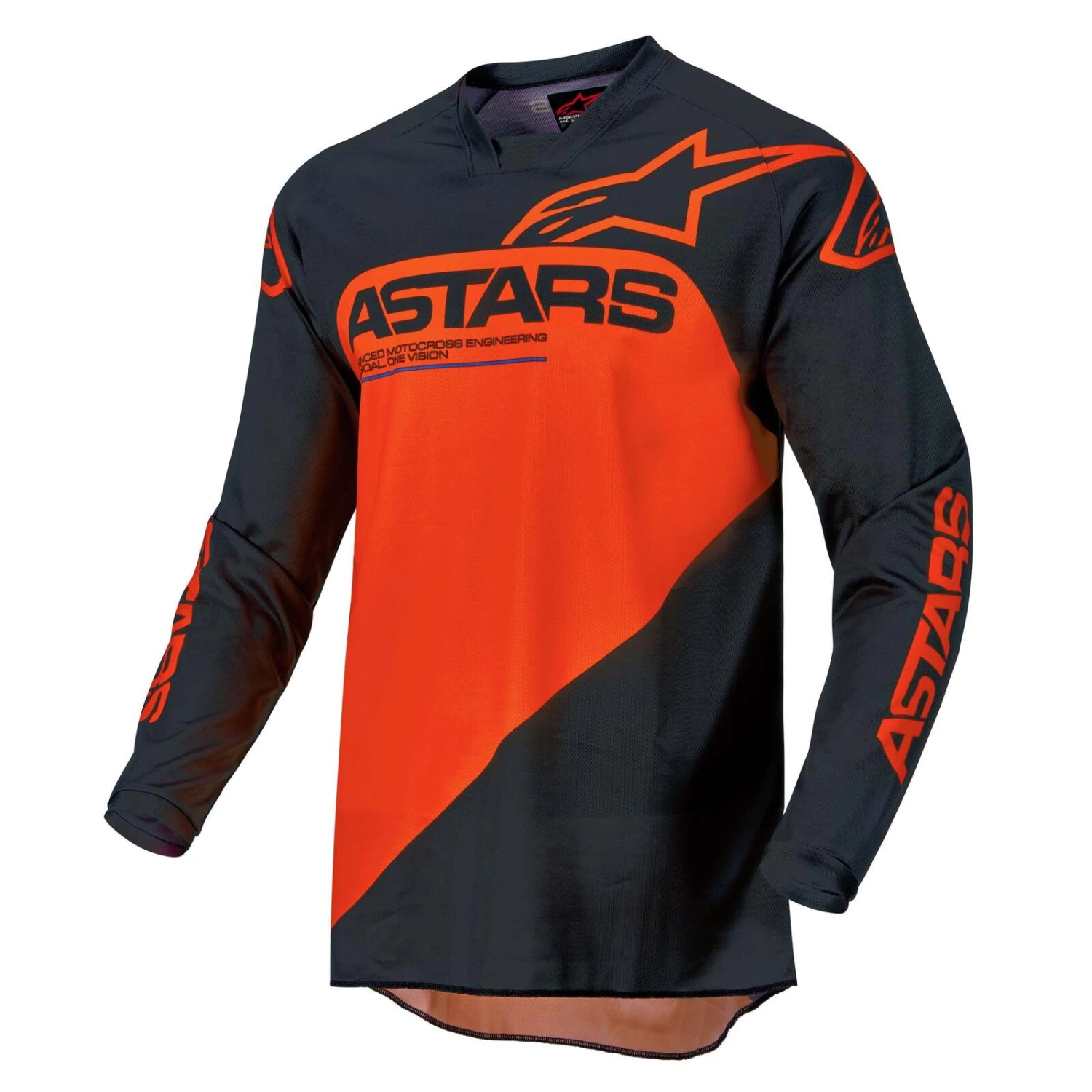 Alpinestars 2022 Racer Supermatic Anthracite/Orange Jersey 1 Alpinestars 2022 Racer Supermatic Anthracite/Orange Jersey