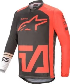 Alpinestars 2021 Racer Compass Anthracite/Red/White Jersey