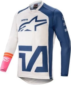 Alpinestars 2021 Racer Compass White/Navy/Pink Jersey