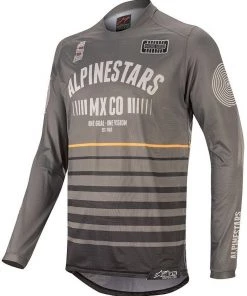 Alpinestars 2020 Racer Tech Flagship Black/Dark Grey/Orange Jersey