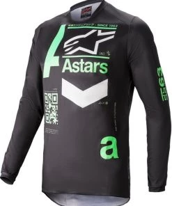 Alpinestars 2021 Fluid Chaser Black/Mint Jersey