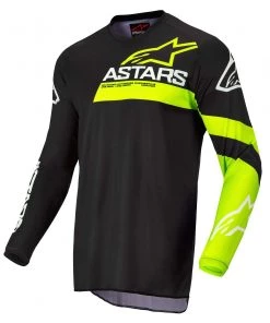 Alpinestars 2022 Fluid Chaser Black/Fluro Yellow Jersey