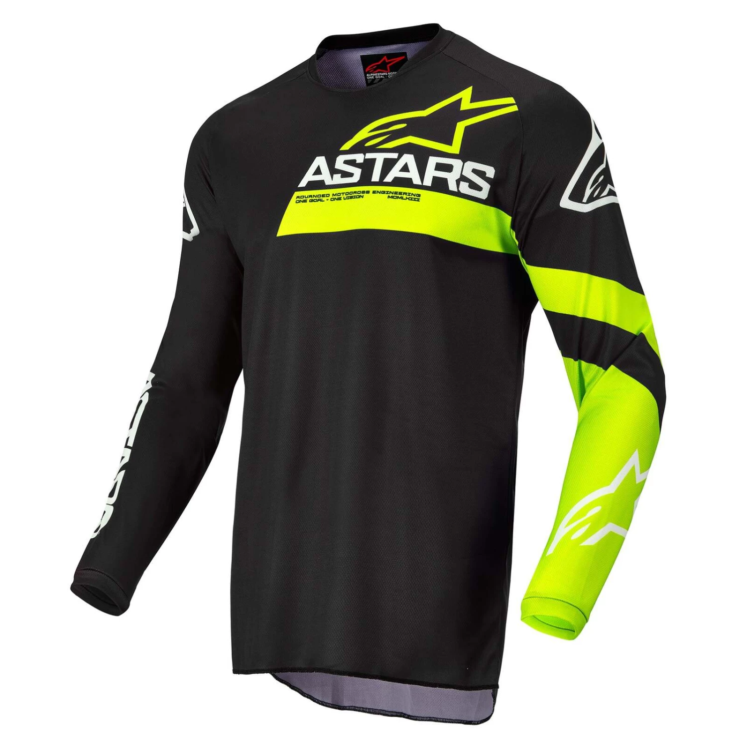 Alpinestars 2022 Fluid Chaser Black/Fluro Yellow Jersey 1 Alpinestars 2022 Fluid Chaser Black/Fluro Yellow Jersey