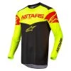 Alpinestars 2022 Fluid Triple Black/Fluro Yellow/Fluro Red Jersey