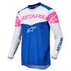 Alpinestars 2022 Fluid Triple Blue/Off White/Fluro Pink Jersey