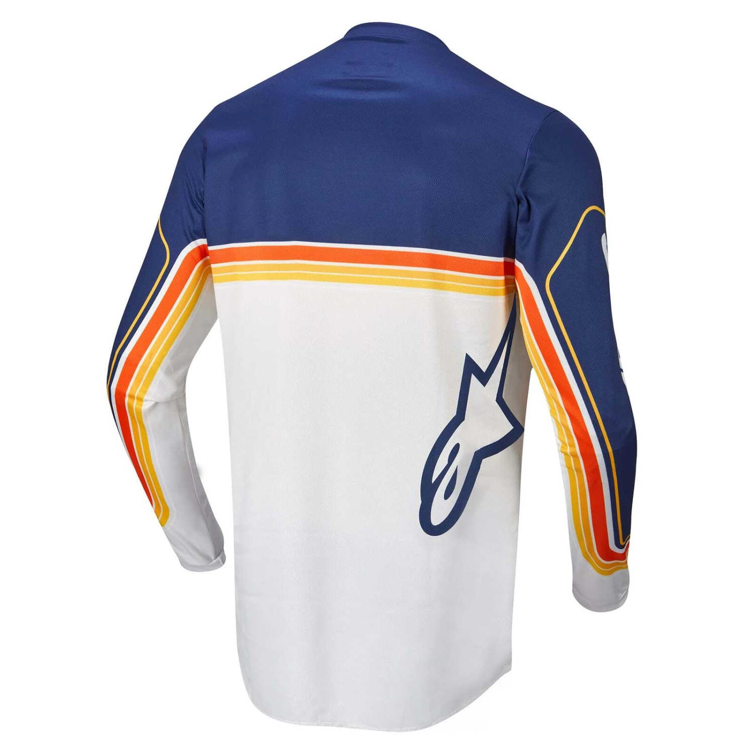 Alpinestars 2022 Fluid Speed Dark Blue Jersey/Off White/Orange 2 Alpinestars 2022 Fluid Speed Dark Blue Jersey/Off White/Orange - Image 2