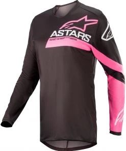 Alpinestars 2022 Fluid Chaser Black/Fluro Pink/Orange Womens Jersey