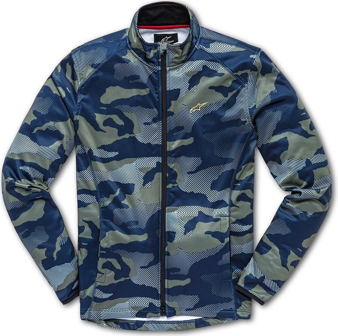 Alpinestars Purpose Mid Layer Navy Camo Jacket 1 Alpinestars Purpose Mid Layer Navy Camo Jacket
