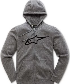 Alpinestars Ageless II Zip Heather Grey/Black Hoodie