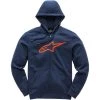 Alpinestars Ageless II Zip Navy/Orange Hoodie