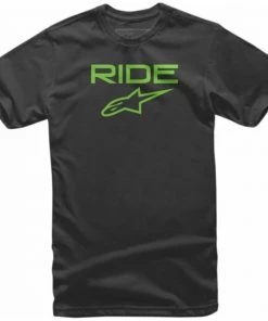 Alpinestars Ride 2.0 Black/Green Kids Tee