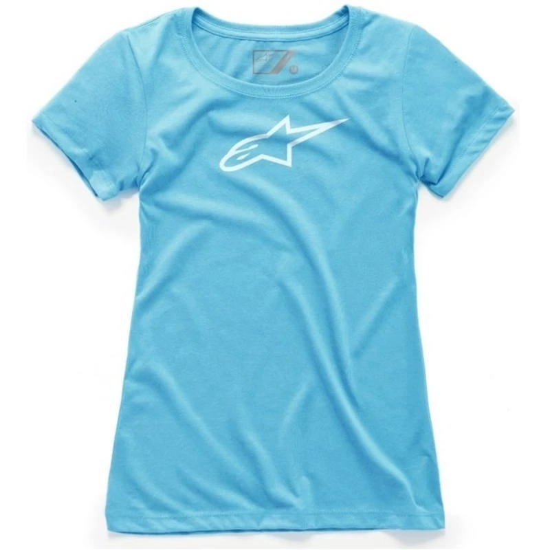 Alpinestars Ageless Light Blue Womens Tee 1 Alpinestars Ageless Light Blue Womens Tee