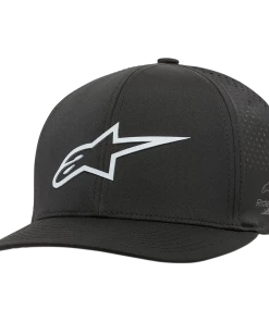 Alpinestars Ageless Lazer Tech Hat Black w/Curved Flex