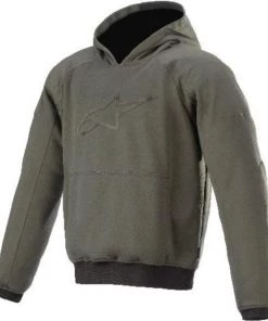 Alpinestars Ageless Aramid Lined Military Green Textile Hoodie Jacket
