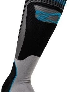 Alpinestars MX Plus 1 Black/Cyan Socks