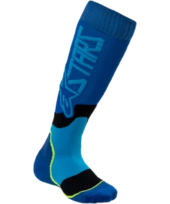 Alpinestars MX Plus 2 Blue/Cyan Youth Socks