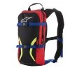 Alpinestars Iguana Hydration Black/Blue/Red/Fluro Yellow Backpack 6L Bag Capacity w/1.5L Bladder