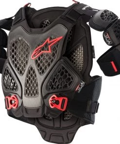 Alpinestars A-6 Black/Anthracite/Red Chest Protector