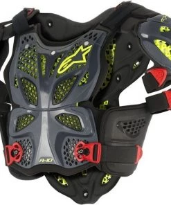 Alpinestars A-10 Black/Red/Yellow Chest Protector