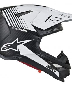 Alpinestars Supertech M10 Dyno Matte Black/Carbon/White Helmet -Cheap Alpinestars Store AS83010191301 ALT1 HOST 2