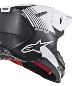 Alpinestars Supertech M10 Dyno Matte Black/Carbon/White Helmet -Cheap Alpinestars Store AS83010191301 ALT1 HOST 3