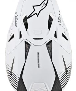 Alpinestars Supertech M10 Dyno Matte Black/Carbon/White Helmet -Cheap Alpinestars Store AS83010191301 ALT1 HOST 5