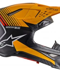 Alpinestars Supertech M10 Dyno Matte & Gloss Black/Carbon/Orange Helmet -Cheap Alpinestars Store AS83010191410 ALT1 HOST 2