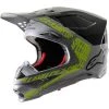 Alpinestars 2021 Supertech M8 Triple Silver/Black/Yellow Helmet
