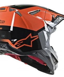 Alpinestars Supertech M8 Triple Orange/Grey/Black Helmet -Cheap Alpinestars Store AS83012194184 ALT1 HOST 3