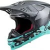 Alpinestars Supertech M8 Radium Matte Black/Teal Helmet