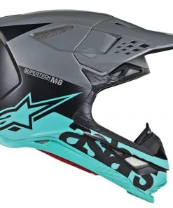 Alpinestars Supertech M8 Radium Matte Black/Teal Helmet -Cheap Alpinestars Store AS83014191306 ALT1 HOST 2