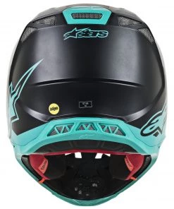 Alpinestars Supertech M8 Radium Matte Black/Teal Helmet -Cheap Alpinestars Store AS83014191306 ALT1 HOST 4