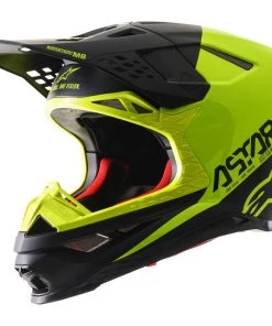Alpinestars 2021 Supertech M8 Echo Black/Yellow Helmet