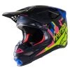 Alpinestars Supertech M8 Echo Black/Blue/Fluro Yellow/Fluro Pink Helmet