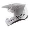 Alpinestars 2021 SM5 Solid Gloss White Helmet