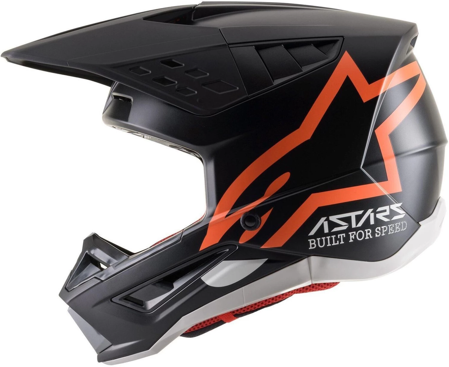 Alpinestars 2021 SM5 Compass Matte Black/Fluro Orange Helmet 1 Alpinestars 2021 SM5 Compass Matte Black/Fluro Orange Helmet