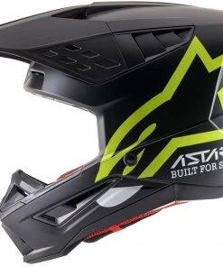 Alpinestars 2021 SM5 Compass Matte Black/Fluro Yellow Helmet