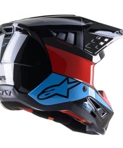 Alpinestars SM5 Bond Black/Red/Cyan/Silver Helmet 5 Alpinestars SM5 Bond Black/Red/Cyan/Silver Helmet -Cheap Alpinestars Store AS830342213775 ALT1 HOST 2