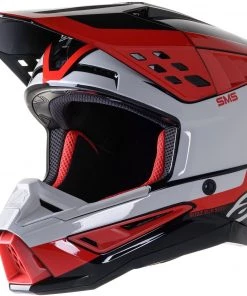 Alpinestars SM5 Beam Black/Grey/Red Helmet