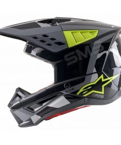Alpinestars 2021 SM5 Rover Anthracite/Fluro Yellow Helmet