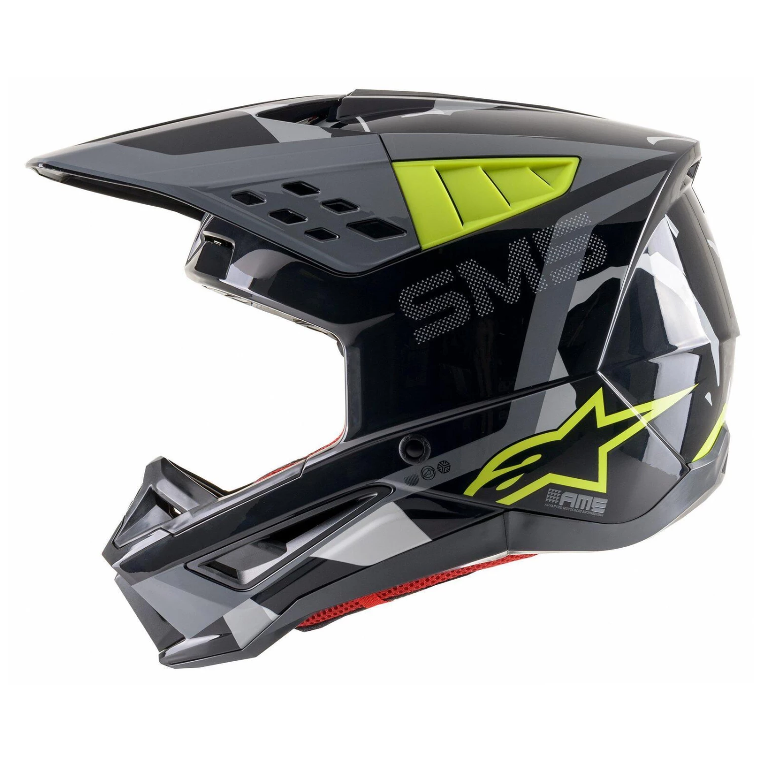 Alpinestars 2021 SM5 Rover Anthracite/Fluro Yellow Helmet 1 Alpinestars 2021 SM5 Rover Anthracite/Fluro Yellow Helmet