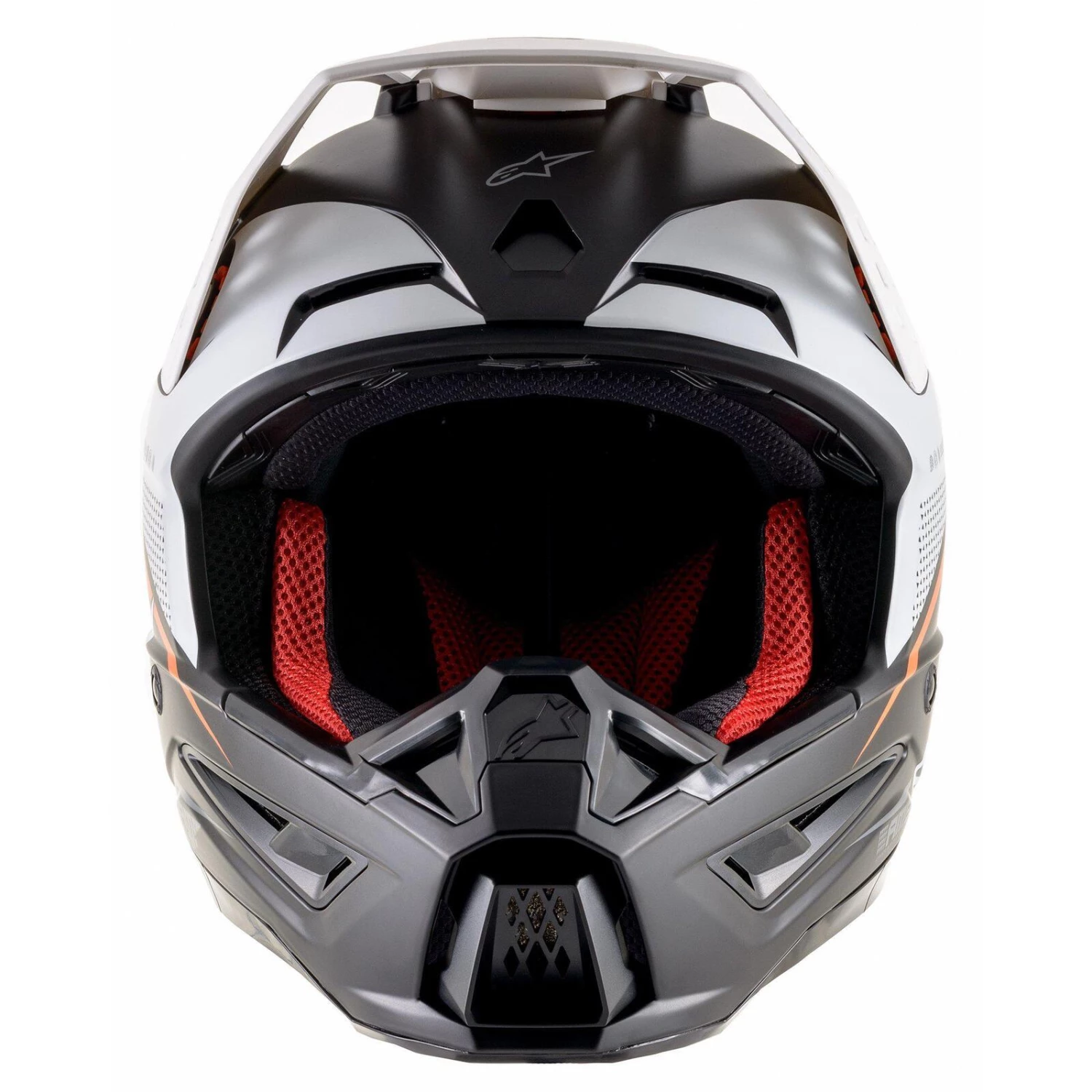 Alpinestars 2021 SM5 Rayon Matte Black/White Helmet 2 Alpinestars 2021 SM5 Rayon Matte Black/White Helmet - Image 2