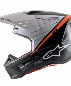 Alpinestars 2021 SM5 Rayon Matte Black/White Helmet