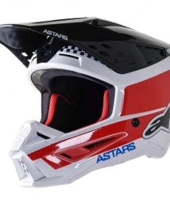 Alpinestars SM5 Speed White/Dark Blue/Red Helmet